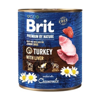 BRIT By Nature mokra karma dla psa Indyk 800g