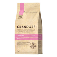 GRANDORF Karma sucha dla kociąt Jagnięcina Indyk 2 kg