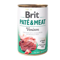 Mokra karma dla psa BRIT Pate & Meat Dziczyzna 400g