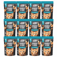 PAN MIĘSKO Kawałki w sosie Indyk Tuńczyk karma dla kota mokra 12 x 85g