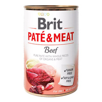 BRIT Pate & Meat mokra karma dla psa Wołowina 400g