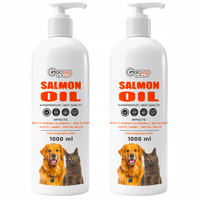 Gaczoo Olej z łososia dla psa i kota Omega Salmon Oil 2 x 1000ml