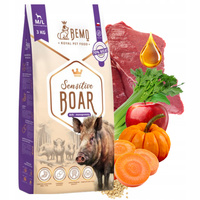 BEMO SENSITIVE Boar Karma sucha dla psa średnie i duże rasy M/L 3 kg