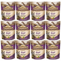 CARNILOVE DOG POUCH Przepiórka Marchew karma dla psa mokra 12 x 300g