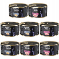 DOLINA NOTECI Premium Sterilised Karma mokra dla kota Mix Smaków 8 x 185g