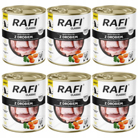 Dolina Noteci Rafi Classic karma mokra dla psa Drób 6 x 800g