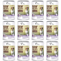 RAW PALEO PUPPY Karma mokra dla szczeniąt Kaczka 12 x 400g Bezzbożowa