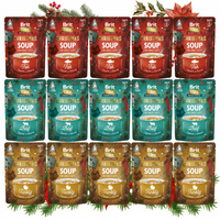 BRIT CHRISTMAS SOUP karma mokra zupa dla kota mix smaków 15 x 75g