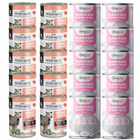 WIEJSKA ZAGRODA GACZOO Mono karma mokra dla szczeniąt mix smaków 20 x 400g