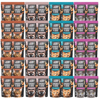 PAN MIĘSKO Kawałki w sosie Mix Smaków karma dla kota mokra 40 x 85g