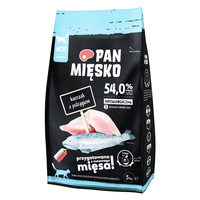 PAN MIĘSKO Karma sucha dla kota Kurczak z Pstrągiem 5 kg