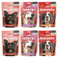 PAN MIĘSKO Naturalny Smakołyk przysmak dla psa mix smaków 6 x 100g