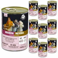 PET REPUBLIC Karma mokra w galaretce dla kota Wołowina Wątróbka 10 x 400g