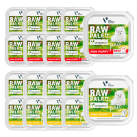 Raw Paleo Mini PATE Karma mokra dla szczeniąt mix smaków 18 x 150g Bezzbożowa