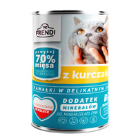 FRENDI Puszka karma mokra dla kota Kurczak 400g
