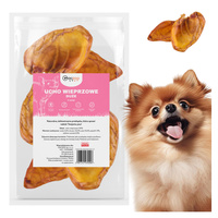 GACZOO 100% Naturalny przysmak dla psa Ucho Wieprzowe Duże XL 5 sztuk smakołyk