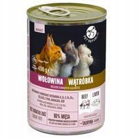 PET REPUBLIC Karma mokra w galaretce dla kota Wołowina Wątróbka 400g