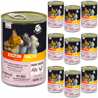 PET REPUBLIC Karma mokra w galaretce dla kota Dziczyzna Kurczak 10 x 400g