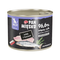 PAN MIĘSKO Karma mokra dla kociąt Indyk Łosoś 200g
