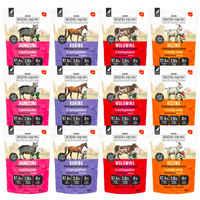 WIEJSKA ZAGRODA Monobiałkowa mokra karma dla psa mix smaków 12 x 500g