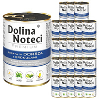 DOLINA NOTECI Premium Karma mokra dla psa Dorsz 24x400g