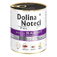 DOLINA NOTECI Premium Karma mokra dla psa Królik 800g Bezzbożowa