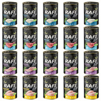 RAFI CAT Dolina Noteci Karma mokra dla kota mix smaków 20 x 400g bez zbóż