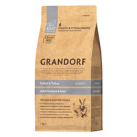 GRANDORF Zdrowa Karma sucha dla psa Królik 1 kg