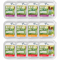 RAW PALEO PATE Mini Adult Mix Smaków karma dla psa mokra 12 x 150g bez zbóż