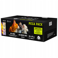 PET REPUBLIC Saszetka karma mokra dla kota mięsny mix smaków 48 x 85g