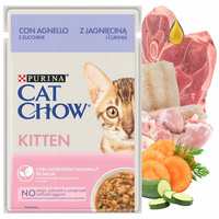 Mokra karma dla kociąt Purina Cat Chow o smaku Jagnięciny z Cukinią 85g