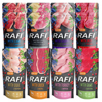 DOLINA NOTECI RAFI Karma mokra dla psa MIX Smaków 16 x 500g Bezzbożowa