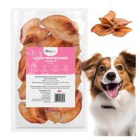 GACZOO 100% Naturalny przysmak dla psa Ucho Wieprzowe rozmiar M 20 szt gryzak