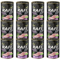 RAFI CAT Dolina Noteci Karma mokra dla kota Królik 12 x 400g bezbożowa