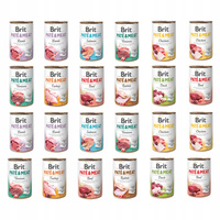 Mokra karma dla psa BRIT Pate & Meat 24 x 400g