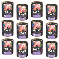 DOLINA NOTECI RAFI Karma mokra dla psa Królik 12 x 800g Bezzbożowa