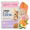PURINA CAT CHOW SENSITIVE mokra karma dla kota w sosie Łosoś z Cukinią 85g