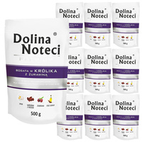 Dolina Noteci Premium Karma mokra dla psa Bogata w Królika 10x500g