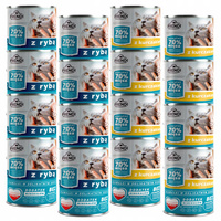 FRENDI Puszka karma mokra dla kota mix smaków 16 x 800g