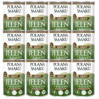 Mokra karma monobiałkowa dla psa Polana Smaku Light Jeleń Burak 12 x 400g