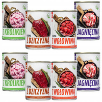 TUF TUF Karma mokra dla psa Mix Smaków 8 x 800g