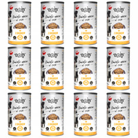 TUF TUF Karma mokra dla psa KAWAŁKI W SOSIE Drób 12x1250g