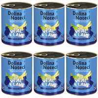 DOLINA NOTECI SUPERFOOD Karma mokra dla psa Jagnięcina 800g x 6