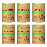 GRANDORF DOG karma mokra dla psa Jagnięcina Indyk 6 x 400g TERMIN