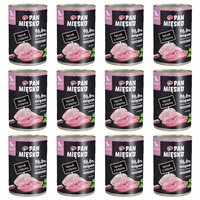 PAN MIĘSKO Karma dla kociąt Kurczak Cielęcina kot 12 x 400g Bezzbożowa