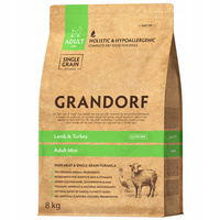 GRANDORF MINI karma sucha dla psa Jagnięcina Indyk 8 kg