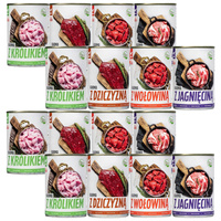 TUF TUF Karma mokra dla psa Mix Smaków 16 x 800g