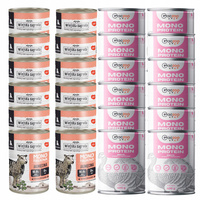 WIEJSKA ZAGRODA GACZOO Mono karma mokra dla szczeniąt mix smaków 24 x 400g