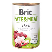 Mokra karma dla psa BRIT Pate & Meat Kaczka 400g