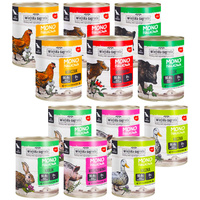 WIEJSKA ZAGRODA Monobiałkowa Mix Smaków karma mokra dla psa 12 x 800g